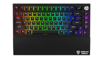 75% Wireless Mechanical Keyboard with Knob and TFT Display